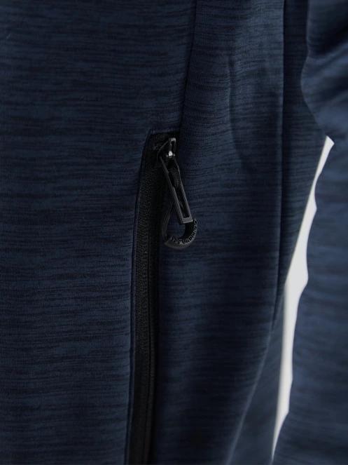 Fundango Jefferson Fleece Jacket férfi polár pulóver kék színben 7
