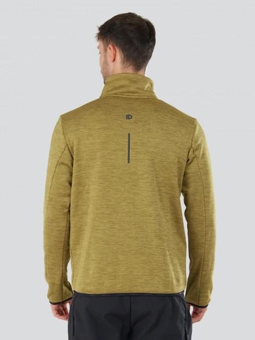 Fundango Jefferson Fleece Jacket férfi polár pulóver zöld színben 3