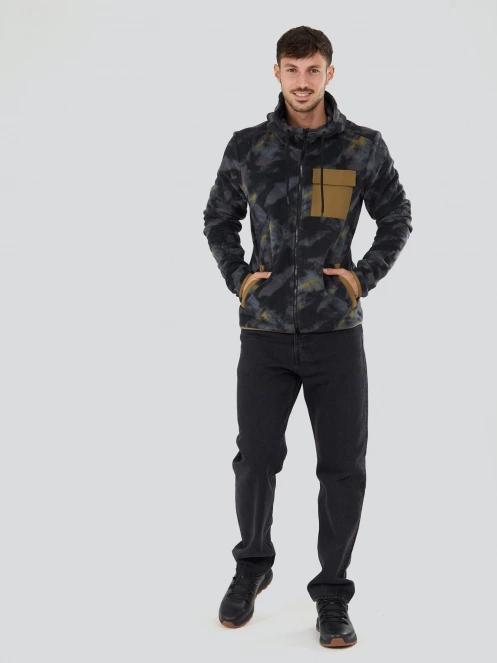 Fundango Nestor Fleece Jacket férfi polár pulóver multikolor színben 4