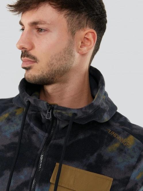 Fundango Nestor Fleece Jacket férfi polár pulóver multikolor színben 5