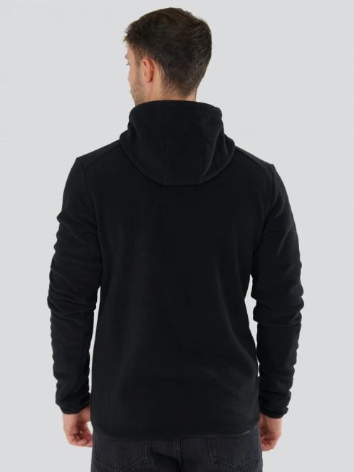 Fundango Nestor Fleece Jacket férfi polár pulóver fekete színben 3