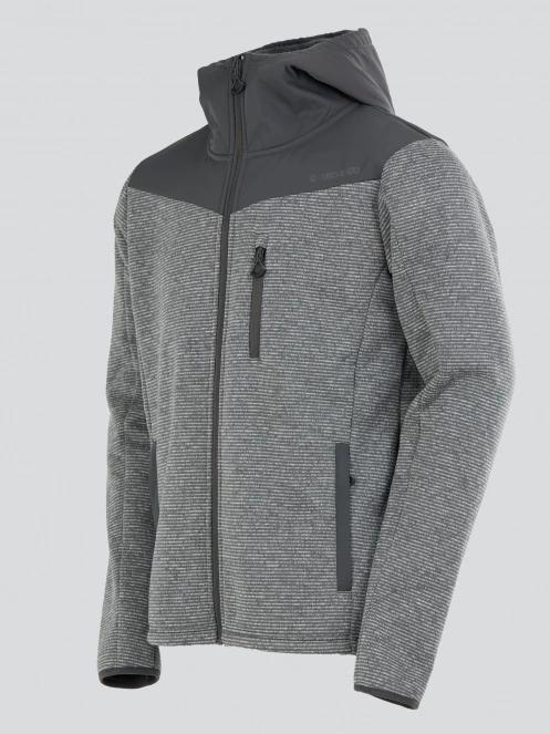 Fundango Ashford Insulated Fleece Jacket férfi polár pulóver szürke színben 8