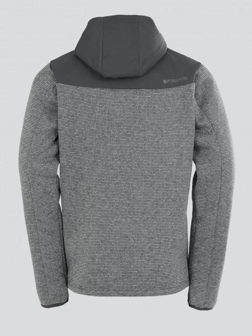 Fundango Ashford Insulated Fleece Jacket férfi polár pulóver szürke színben 9