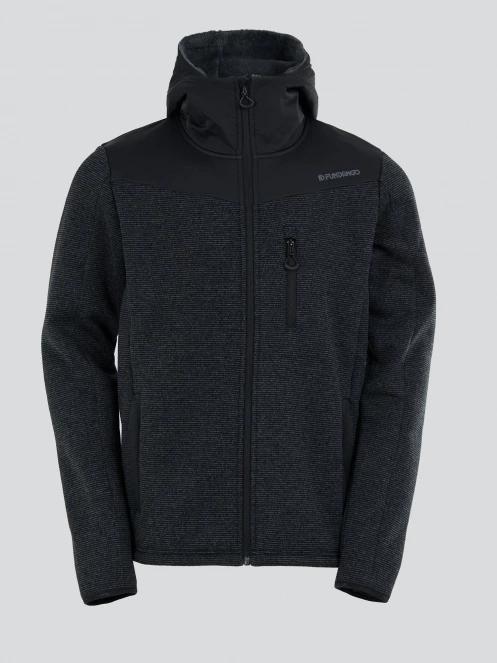 Fundango Ashford Insulated Fleece Jacket férfi polár pulóver szürke színben 2