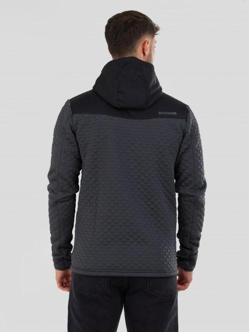 Fundango Ashford Insulated Fleece Jacket férfi polár pulóver szürke színben 3