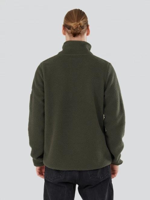 Fundango Haven Hybrid Jacket férfi pulóver zöld színben 3