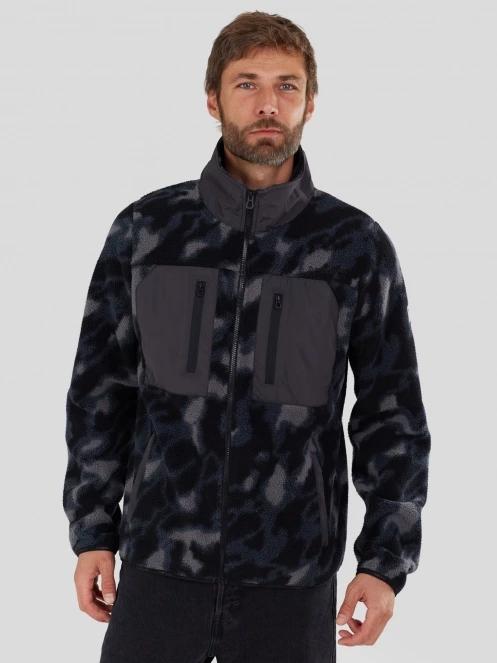 Fundango Haven Hybrid Jacket férfi hibrid felső fekete színben 2