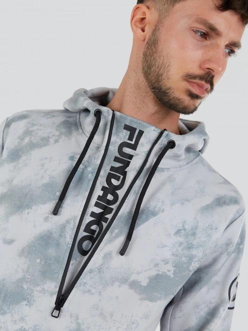 Fundango Astrea Tech Pullover férfi pulóver szürke színben 5