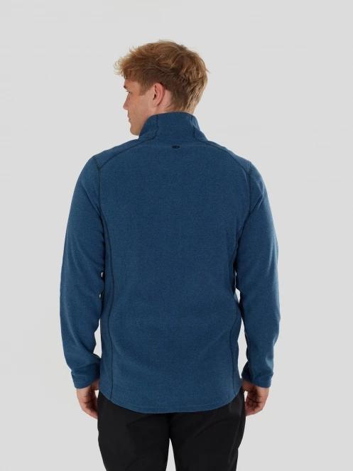 Fundango Jeffrey Fullzip Fleece férfi polár pulóver sötétkék színben 3