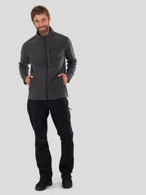 Fundango Jeffrey Fullzip Fleece férfi polár pulóver fekete színben 4