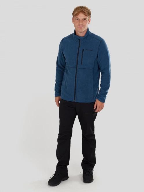 Fundango Jeffrey Fleece Jacket férfi polár pulóver sötétkék színben 4