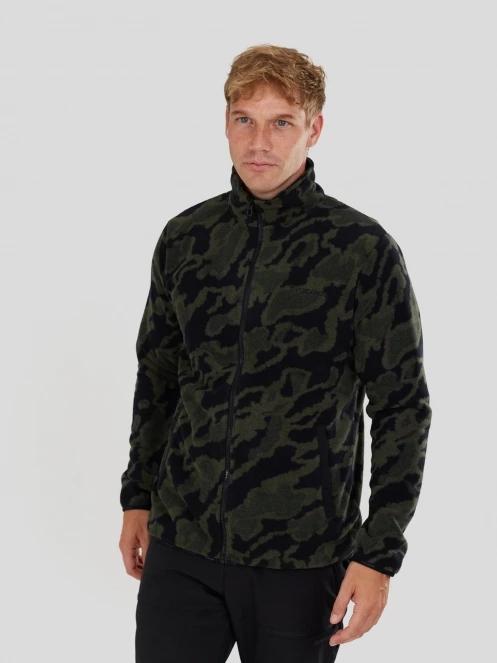Fundango Nestor II Fleece Jacket férfi polár pulóver fekete színben 2
