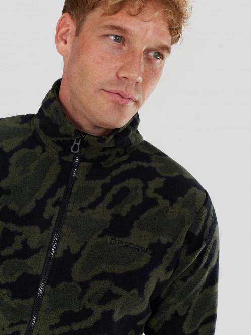 Fundango Nestor II Fleece Jacket férfi polár pulóver fekete színben 5
