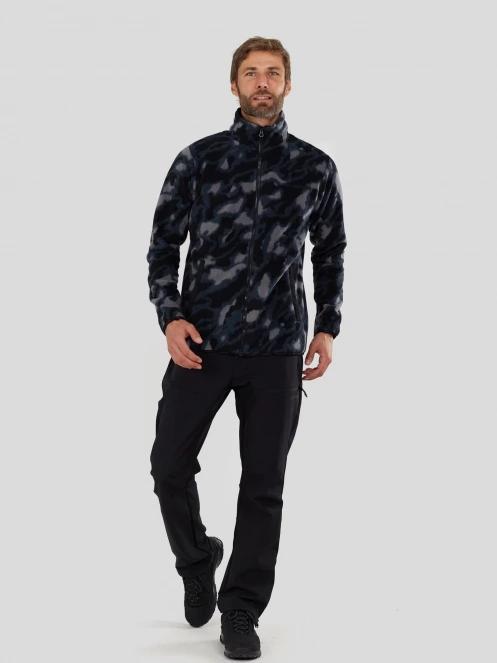 Fundango Nestor II Fleece Jacket férfi polár pulóver szürke színben 4
