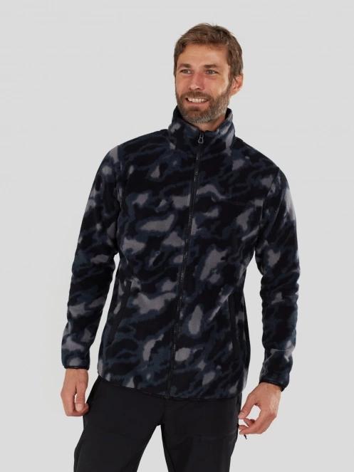 Fundango Nestor II Fleece Jacket férfi polár pulóver szürke színben 5