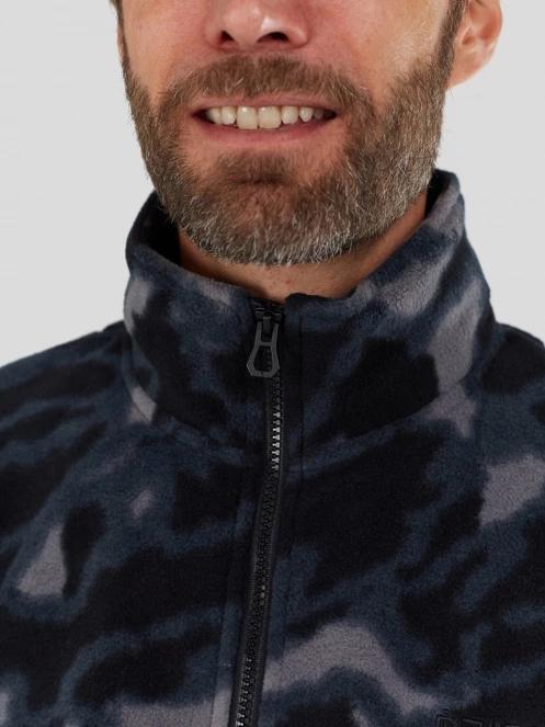 Fundango Nestor II Fleece Jacket férfi polár pulóver szürke színben 6