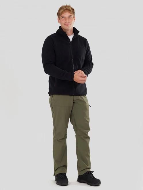 Fundango Nestor II Fleece Jacket férfi polár pulóver fekete színben 5