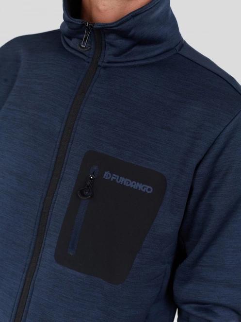 Fundango Revolution Fullzip Fleece férfi polár pulóver sötétkék színben 6