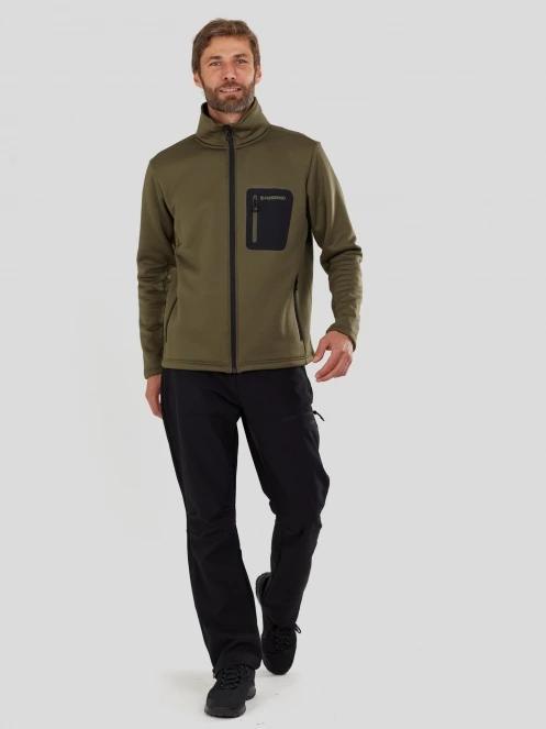 Fundango Revolution Fullzip Fleece férfi polár pulóver zöld színben 4