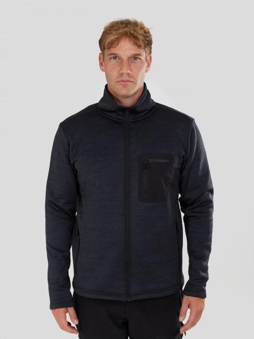 Fundango Revolution Fullzip Fleece férfi polár pulóver fekete színben 2