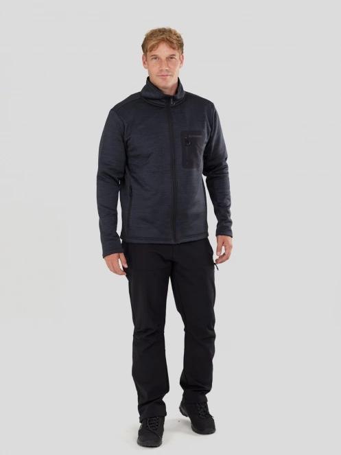 Fundango Revolution Fullzip Fleece férfi polár pulóver fekete színben 5