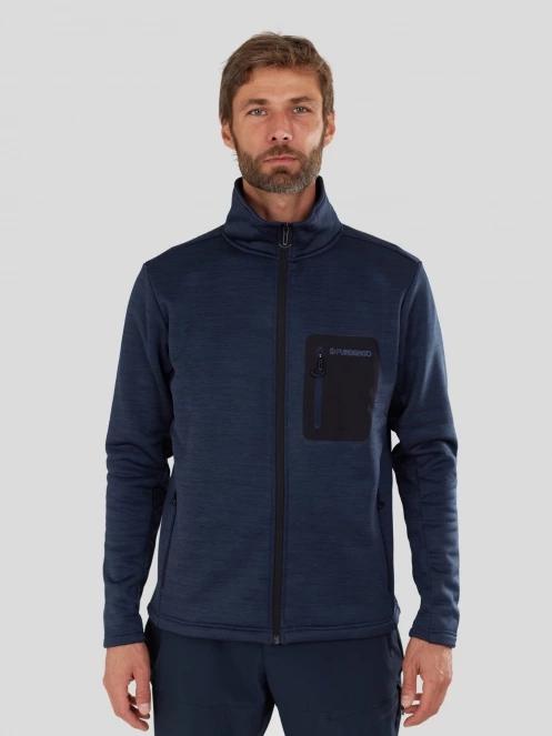 Fundango Revolution Fleece Jacket férfi polár pulóver sötétkék színben 2