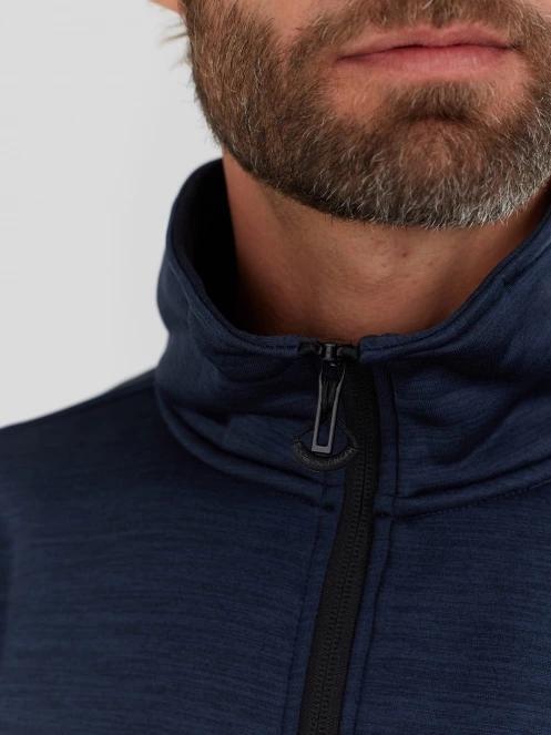Fundango Revolution Fleece Jacket férfi polár pulóver sötétkék színben 7