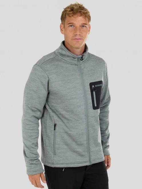 Fundango Revolution Fleece Jacket férfi polár pulóver zöld színben 5