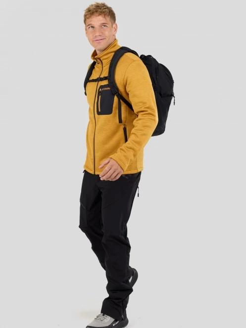 Fundango Revolution Fleece Jacket férfi polár pulóver sárga színben 4