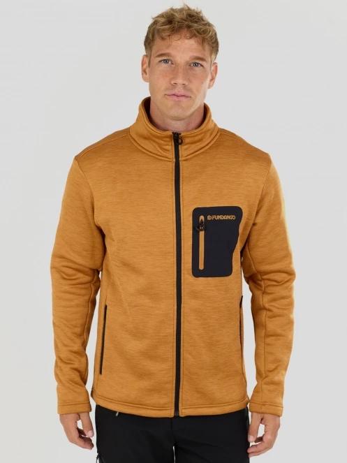 Fundango Revolution Fleece Jacket férfi polár pulóver narancssárga színben 2