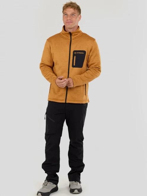 Fundango Revolution Fleece Jacket férfi polár pulóver narancssárga színben 4