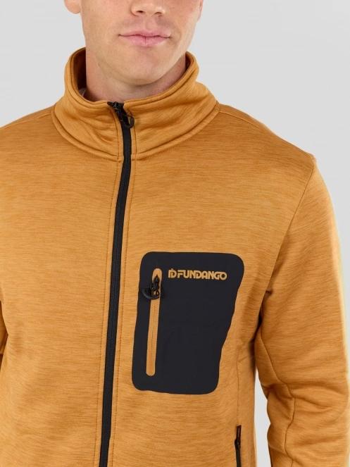 Fundango Revolution Fleece Jacket férfi polár pulóver narancssárga színben 6