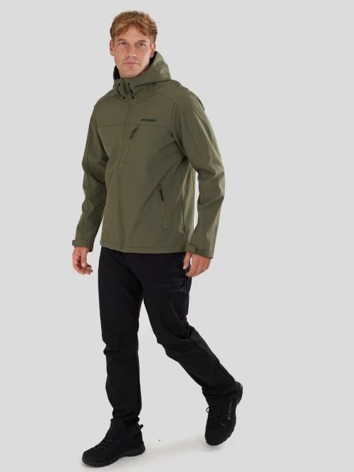 Fundango Fairbanks Softhsell Jacket férfi softshell kabát oliva színben 5
