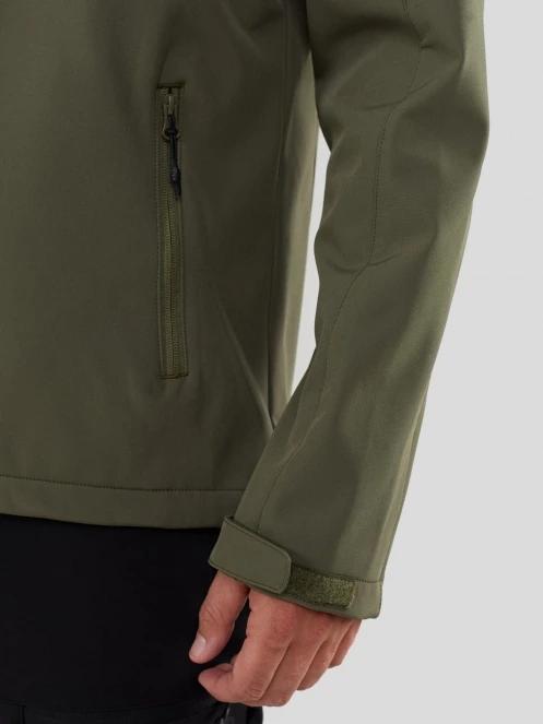 Fundango Fairbanks Softhsell Jacket férfi softshell kabát oliva színben 6