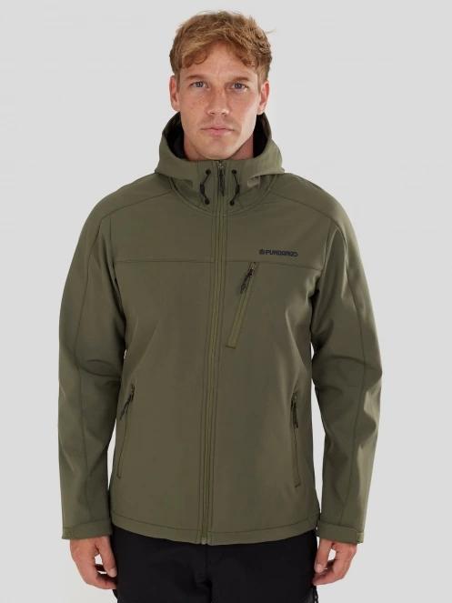 Fundango Fairbanks Softshell Jacket férfi softshell kabát oliva színben 2