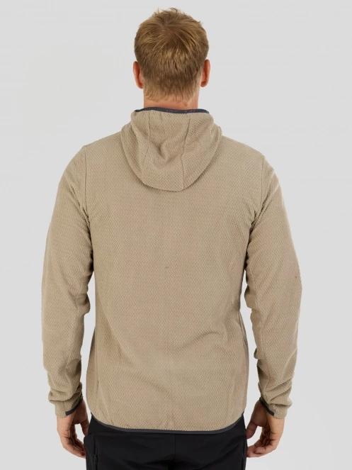 Fundango Nagano Full Zip Hoodie férfi hibrid felső homok színben 3
