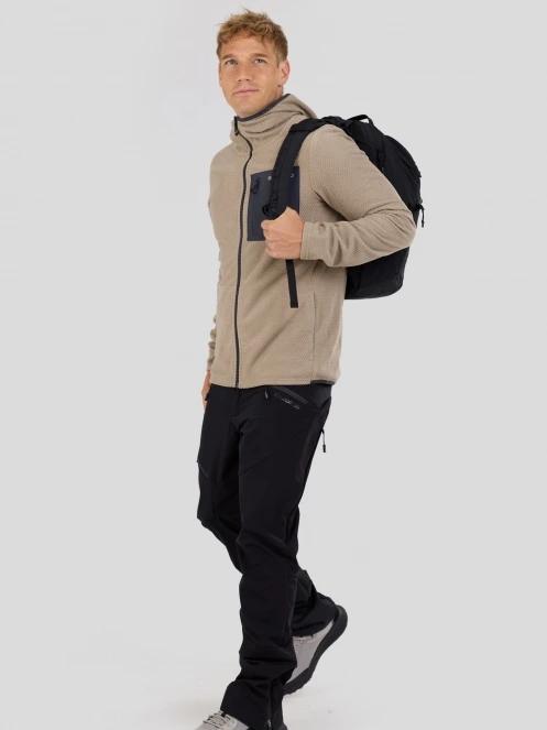 Fundango Nagano Full Zip Hoodie férfi hibrid felső homok színben 5