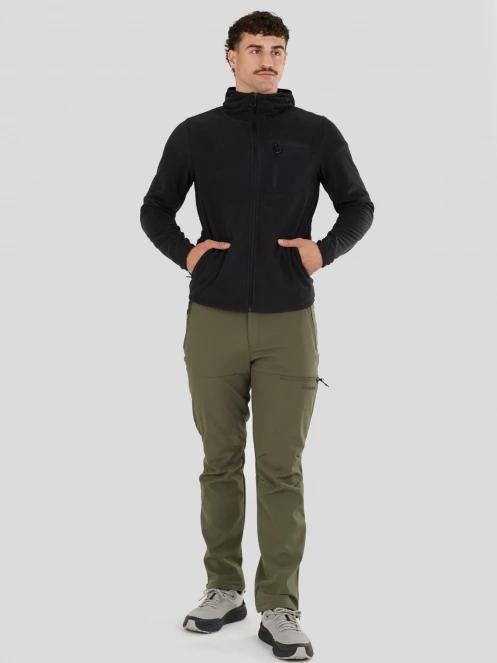 Fundango Nagano Full Zip Hoodie férfi hibrid felső fekete színben 4
