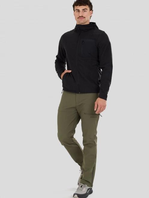 Fundango Nagano Full Zip Hoodie férfi hibrid felső fekete színben 5