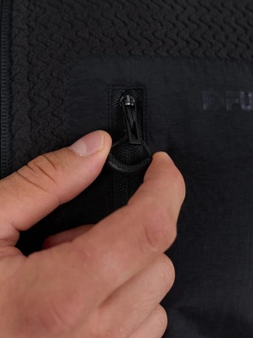 Fundango Nagano Full Zip Hoodie férfi hibrid felső fekete színben 7