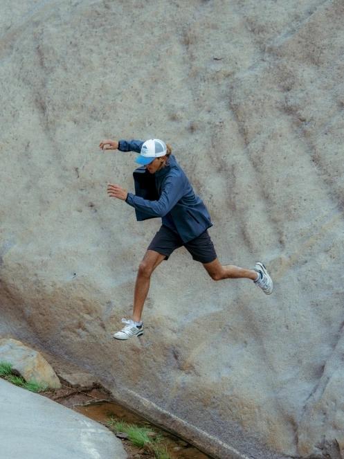 Fundango Ocean Hybrid Fleece férfi hibrid felső sötétkék színben 8