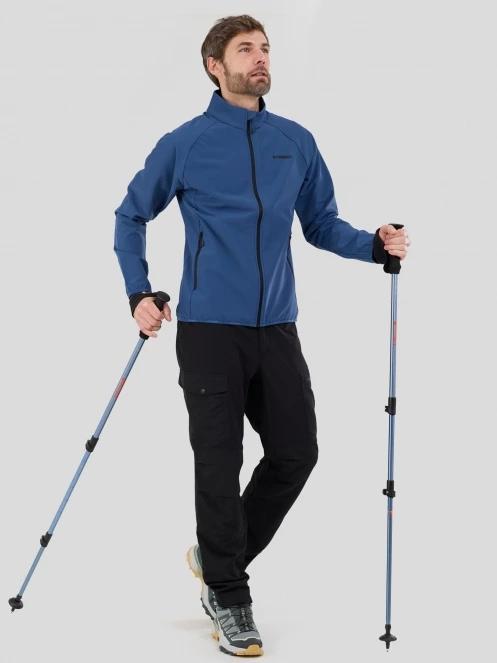 Fundango Ocean Hybrid Fleece férfi hibrid felső sötétkék színben 5