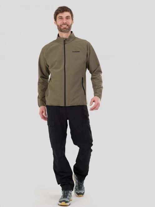 Fundango Ocean Hybrid Fleece férfi hibrid felső zöld színben 4