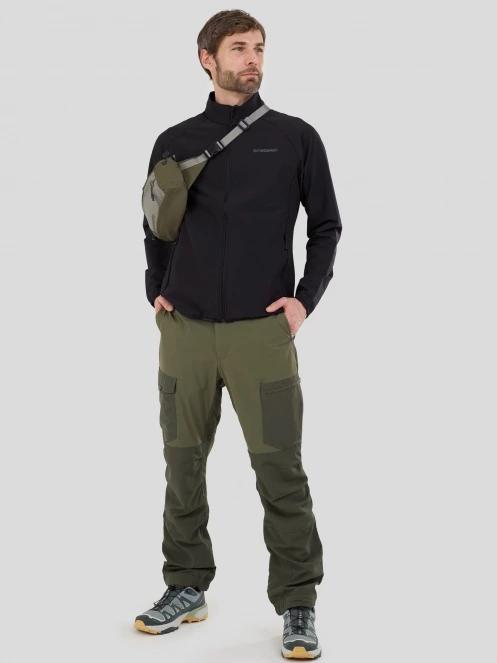 Fundango Ocean Hybrid Fleece férfi hibrid felső fekete színben 6