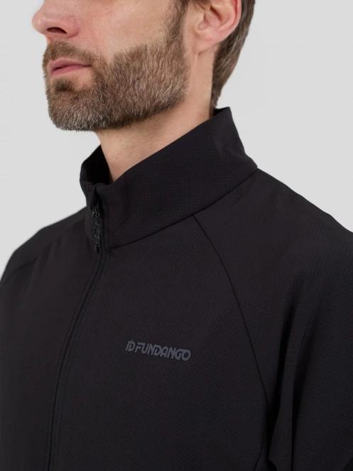Fundango Ocean Hybrid Fleece férfi hibrid felső fekete színben 7