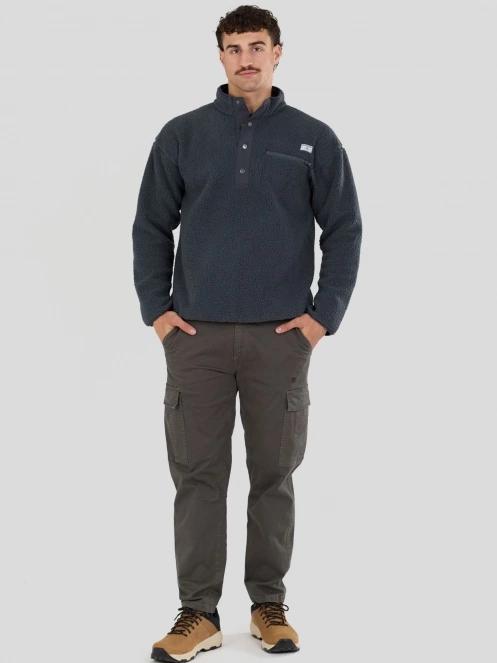 Fundango Phoenix Fleece Jacket férfi polár pulóver szürke színben 4