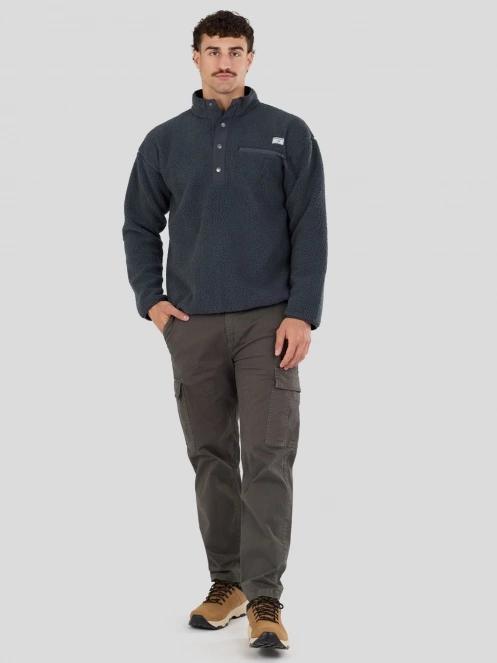 Fundango Phoenix Fleece Jacket férfi polár pulóver szürke színben 5