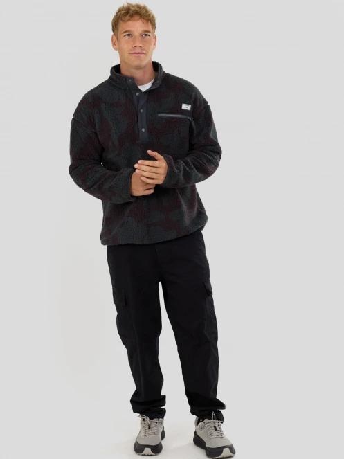 Fundango Phoenix Fleece Jacket férfi polár pulóver szürke színben 4