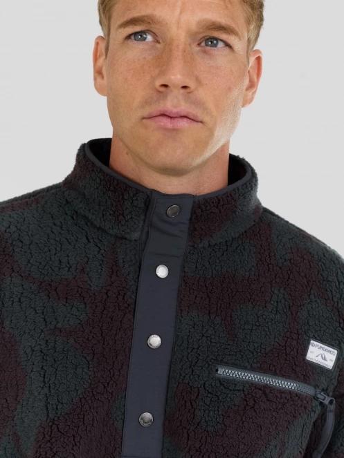 Fundango Phoenix Fleece Jacket férfi polár pulóver szürke színben 6