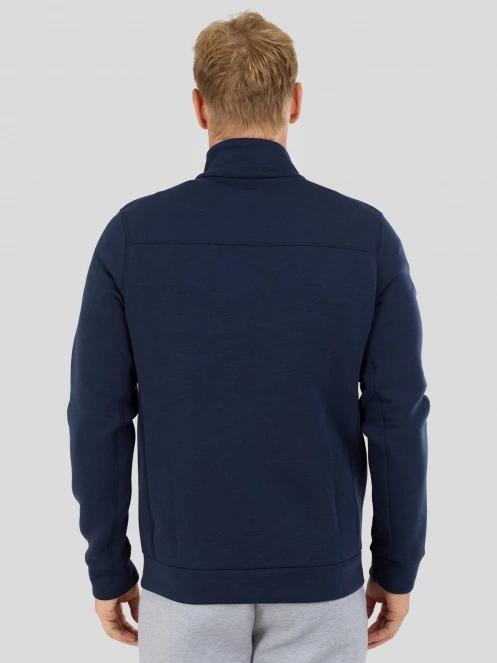 Fundango Soren Fleece Jacket férfi polár pulóver sötétkék színben 3